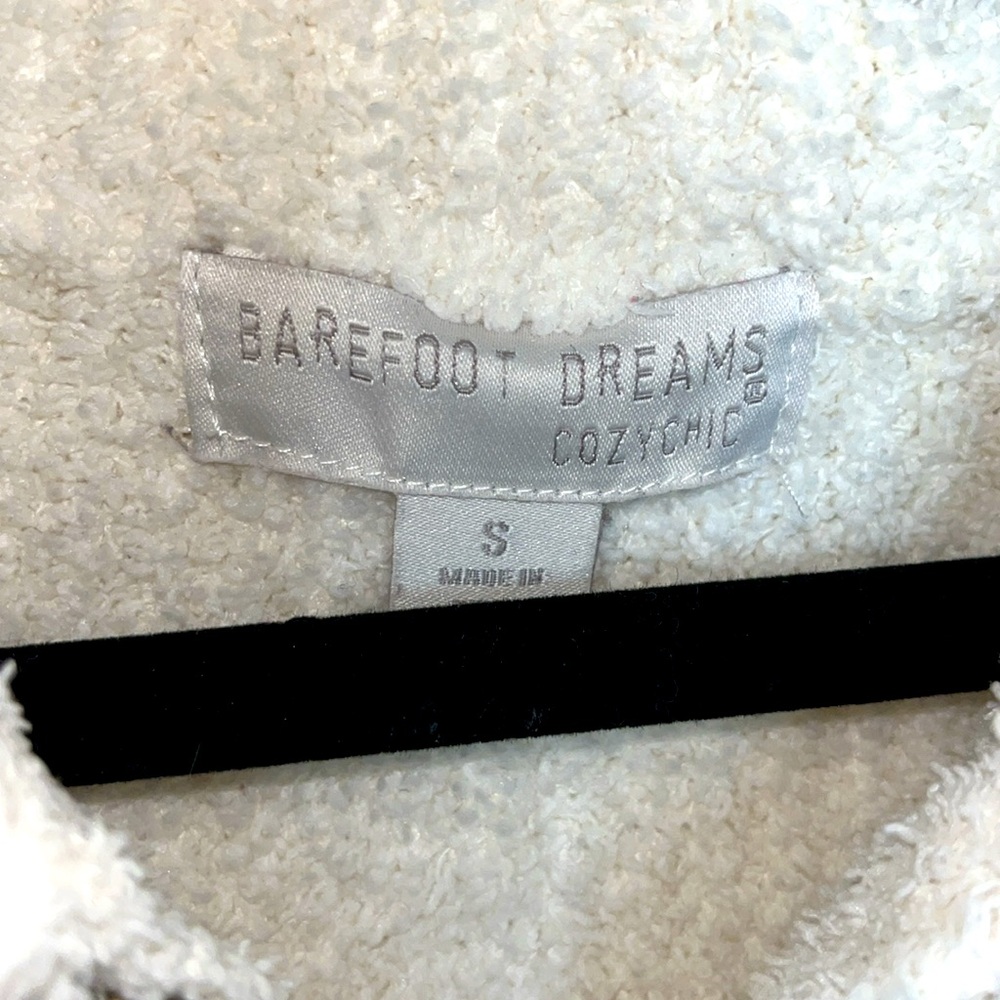 Barefoot Dreams Cream Zip-Up Sweater - Picture 3 of 4